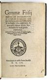 ASTRONOMY GEMMA, REINER. De astrolabo catholico liber. 1556. Lacks preliminary leaf (replaced in pen-and-ink facsimile) and one plate.